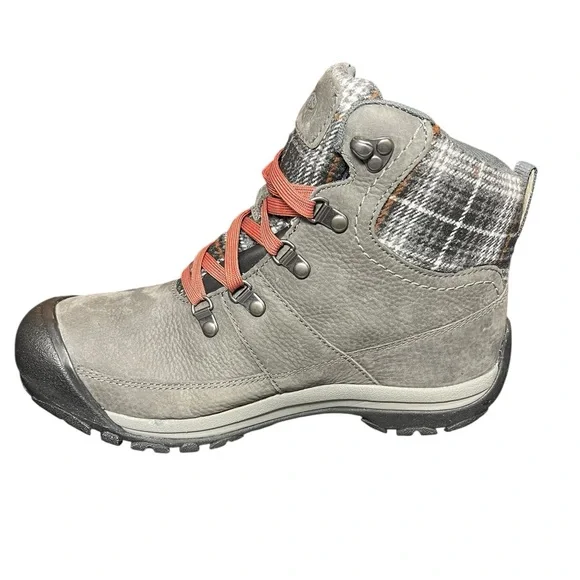 ⚡️SOLD⚡️Keen Women's Kaci III Winter Waterproof Boot Gray Plaid - Picture 11 of 16